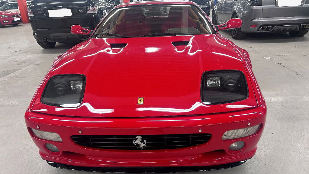 Recovered Ferrari F512 M - front